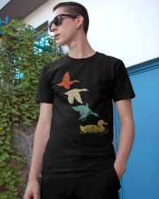 Duck Hunting retro style Classic T-Shirt apparel-classic-tshirt-lifestyle-17