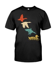Duck Hunting retro style Premium Fit Mens Tee tile