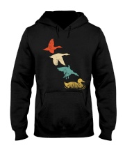 Duck Hunting retro style Hooded Sweatshirt tile