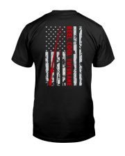 Reel Cool Tutu Kane USA Flag Fishing Fisherman Classic T-Shirt back