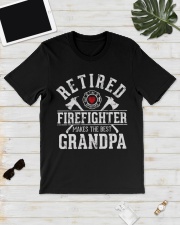 Retired Firefighter Makes the Best Grandpa Classic T-Shirt lifestyle-mens-crewneck-front-17