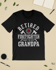 Retired Firefighter Makes the Best Grandpa Classic T-Shirt lifestyle-mens-crewneck-front-19