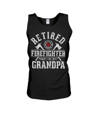 Retired Firefighter Makes the Best Grandpa Unisex Tank tile