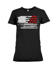 Bubba The Man Myth Legend American Flag Premium Fit Ladies Tee tile