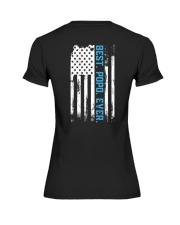 Best Popo Ever American USA flag Premium Fit Ladies Tee tile