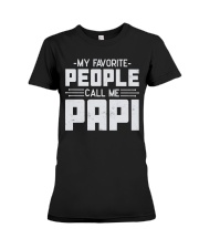 My Favorite People Call Me Papi Premium Fit Ladies Tee tile