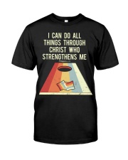 All Things Through Christ Board Game Classic T-Shirt front