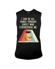 All Things Through Christ Board Game Sleeveless Tee tile