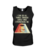 All Things Through Christ Board Game Unisex Tank tile