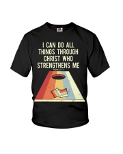 All Things Through Christ Board Game Youth T-Shirt tile