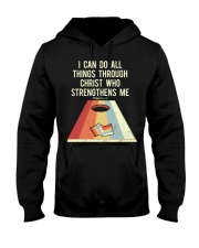 All Things Through Christ Board Game Hooded Sweatshirt tile