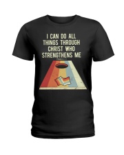 All Things Through Christ Board Game Ladies T-Shirt tile