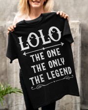 Lolo The One The Only The Legend Classic T-Shirt apparel-classic-tshirt-lifestyle-front-117