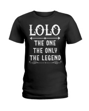 Lolo The One The Only The Legend Ladies T-Shirt tile