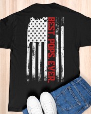 Best Pops Ever American USA flag Classic T-Shirt apparel-classic-tshirt-lifestyle-back-155