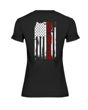 Best Pops Ever American USA flag Premium Fit Ladies Tee tile