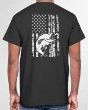 Bass Fishing American Camo USA Flag for Fisherman Classic T-Shirt garment-tshirt-unisex-back-04