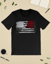 Grampie The Man Myth Legend American Flag Classic T-Shirt lifestyle-mens-crewneck-front-19