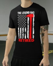 The Legend Has Retired Firefighter Retirement Classic T-Shirt apparel-classic-tshirt-lifestyle-front-103