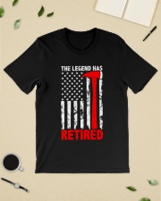 The Legend Has Retired Firefighter Retirement Classic T-Shirt lifestyle-mens-crewneck-front-19