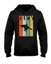 Retro vintage style Duck Hunting Hooded Sweatshirt tile