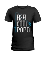 Fishing Reel Cool Popo Fisherman Ladies T-Shirt tile