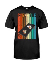 Retro style Cornhole board game Funny Cornhole Premium Fit Mens Tee tile