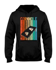 Retro style Cornhole board game Funny Cornhole Hooded Sweatshirt tile