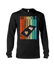 Retro style Cornhole board game Funny Cornhole Long Sleeve Tee tile