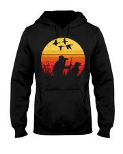 Vintage style Funny Duck Hunting Hooded Sweatshirt tile