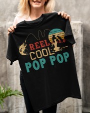 Retro Fishing Reel Cool Pop Pop Classic T-Shirt apparel-classic-tshirt-lifestyle-front-117