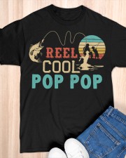 Retro Fishing Reel Cool Pop Pop Classic T-Shirt apparel-classic-tshirt-lifestyle-front-154