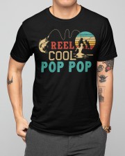 Retro Fishing Reel Cool Pop Pop Classic T-Shirt apparel-classic-tshirt-lifestyle-front-164