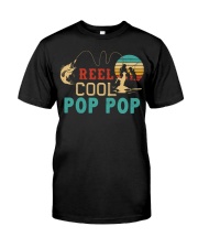 Retro Fishing Reel Cool Pop Pop Premium Fit Mens Tee tile