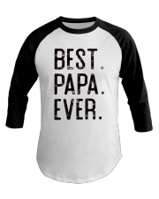 Best Papa Ever Fathers Day Baseball Tee tile