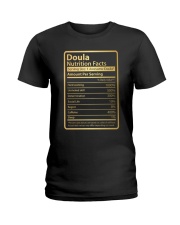 Doula Nutrition Facts Ladies T-Shirt tile