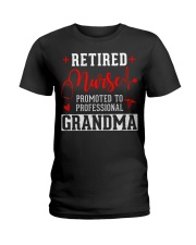 Retired Nurse Promoted to Professional Grandma Ladies T-Shirt tile