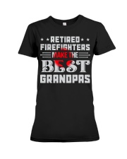 Retired Firefighters Make the Best Grandpas Premium Fit Ladies Tee tile