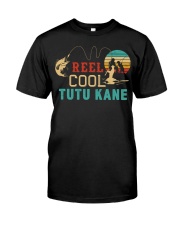 Retro Fishing Reel Cool Tutu Kane Premium Fit Mens Tee tile