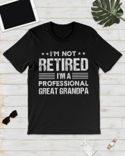 I'm Not Retired I'm A Professional Great Grandpa Classic T-Shirt lifestyle-mens-crewneck-front-17