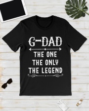 G-Dad The One The Only The Legend Classic T-Shirt lifestyle-mens-crewneck-front-17