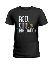 Fishing Reel Cool Big Daddy Fisherman Ladies T-Shirt tile