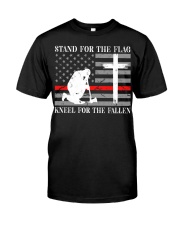 Stand for the Flag Kneel for the Fallen Classic T-Shirt front