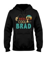 Retro Fishing Reel Cool Brad Hooded Sweatshirt tile