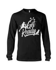 Flying Duck hunting Get Ready to Duck hunting dog Long Sleeve Tee tile