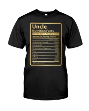 Uncle Nutrition Facts Classic T-Shirt front