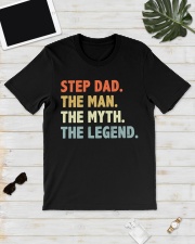 Step dad The Man Myth Legend Classic T-Shirt lifestyle-mens-crewneck-front-17