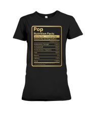 Pop Nutrition Facts Premium Fit Ladies Tee tile