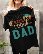 Retro Fishing Reel Cool Dad Classic T-Shirt apparel-classic-tshirt-lifestyle-front-117
