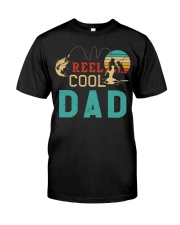 Retro Fishing Reel Cool Dad Classic T-Shirt front